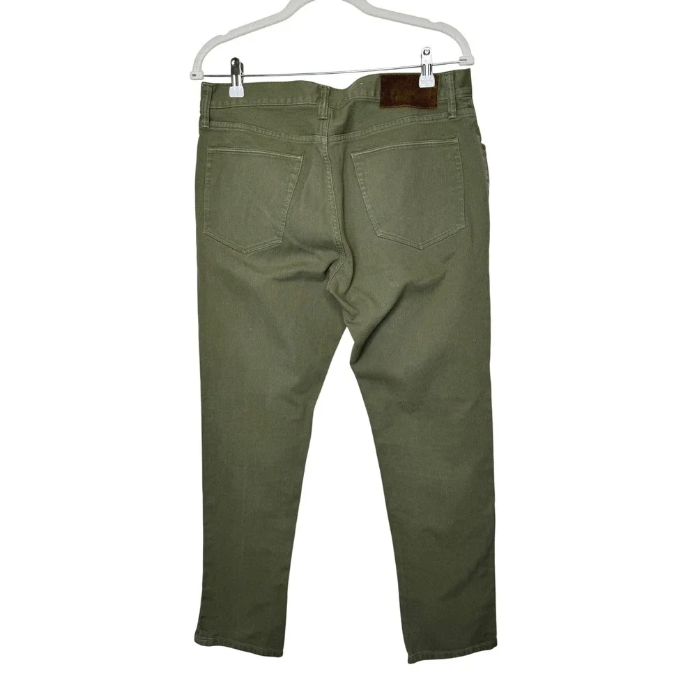 Todd Snyder Slim Fit Corduroy Pants 32 Green